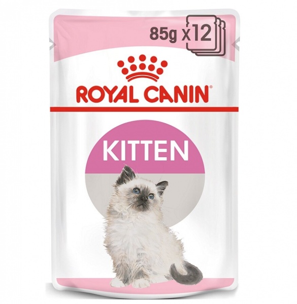 Royal Canin Kitten Instinctive Food in Gravy Pouches 12 x 85g