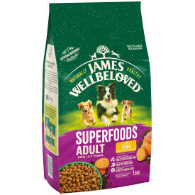 James Wellbeloved Superfoods Adult Lamb with Sweet Potato & Chia 1.5kg
