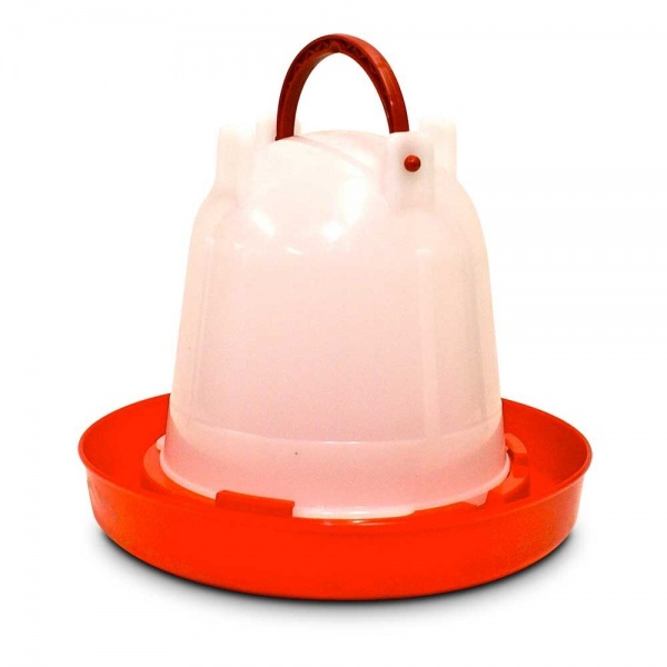 Supa Red & White Poultry Drinker 1.5L