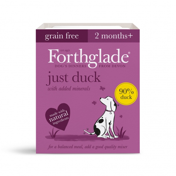 Forthglade Just Duck Grain Free Dog Food 18 x 395g