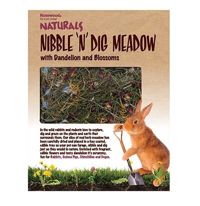 Rosewood Naturals Nibble 'N' Dig Meadow 800g x 4
