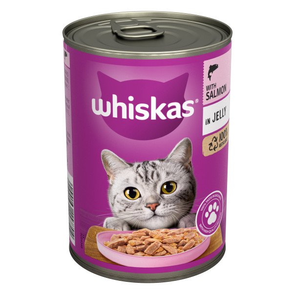 Whiskas 1+ Adult Ocean Menu in Jelly Tins 4 x 6 x 400g horse and hoof