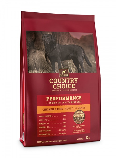 Gelert Country Choice Adult Performance Chicken 12kg horse and hoof