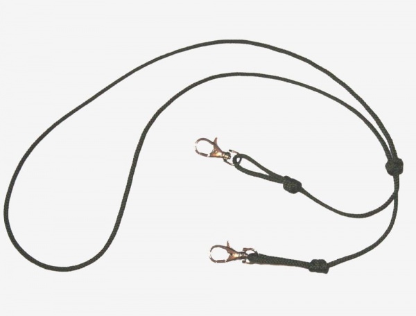 3mm Nylon Braid Whistle Lanyard for Two Whistles