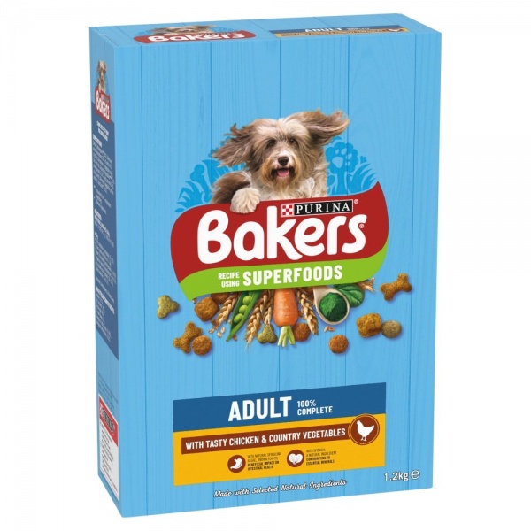 Bakers Complete Adult with Chicken & Veg 5 x 1.2kg