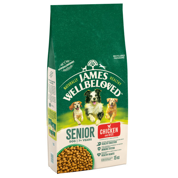 James Wellbeloved Senior Chicken & Rice 15kg