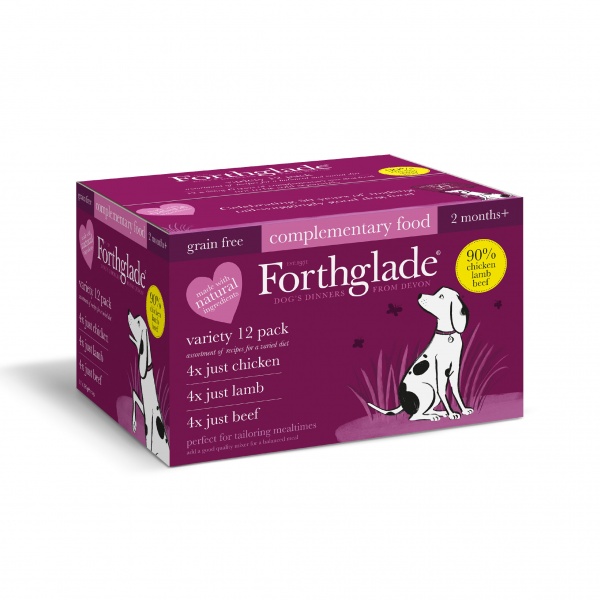 Forthglade Just Grain Free Dog Food Multicase 12 x 395g