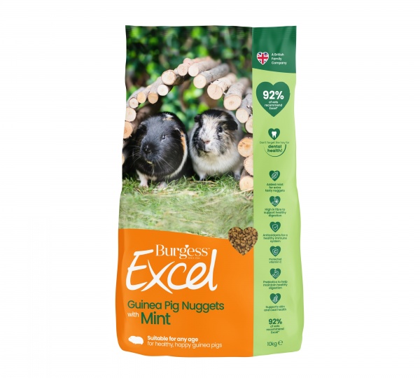 Burgess Excel Guinea Pig Food (Nuggets) 10kg