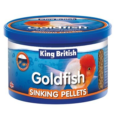 King British Goldfish Sinking Pellets 6 x 140g