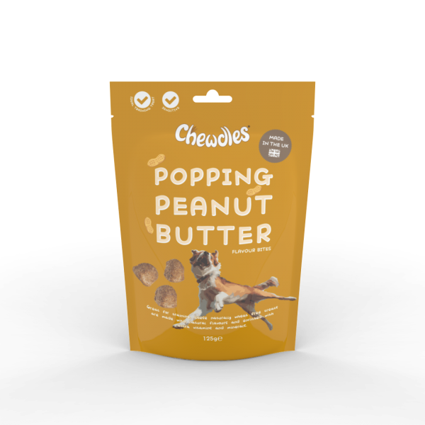 Chewdles Popping Peanut Butter Bites 5 x 125g