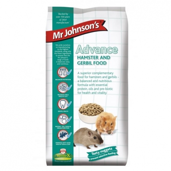 Mr Johnsons Advance Hamster & Gerbil Food 750g (1)