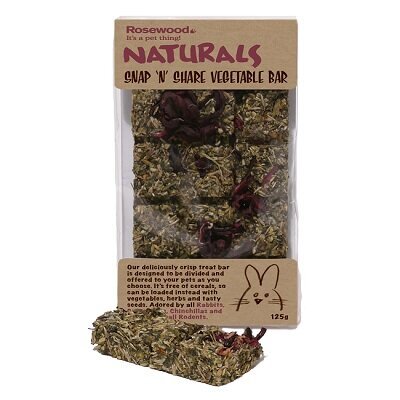 Rosewood Naturals Snap N Share Vegetable Bar 125g x 7