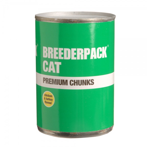 Breederpack Premium Chunks Cat Food 12 x 400g