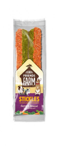 Tiny Friends Farm Stickles Carrot & Broccoli 8 x 100g