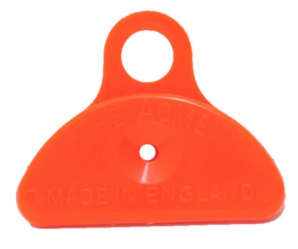 Acme 576 Orange Plastic Traditional Shepherds Lip Whistle