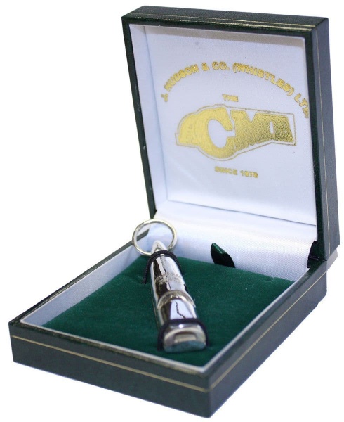 Acme Sterling Silver Dog Training Whistle With Presentation Case