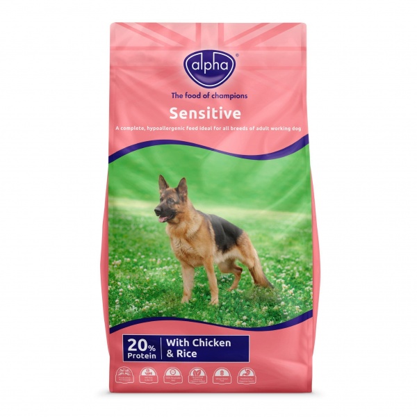 Alpha Sensitive Dog Food with Chicken 15kg