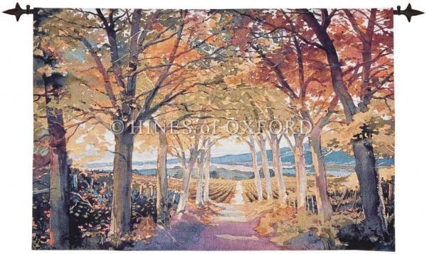 Autumn Vista - Fine Woven Tapestry Wallhanging