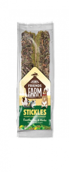 Tiny Friends Farm Stickles Timothy Hay & Dandelion 8 x 100g