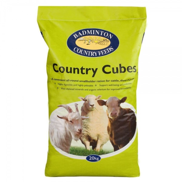 Badminton Country Farm Animal Cubes Cattle Feed 20kg horse and hoof