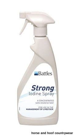 Battles Strong Iodine Spray