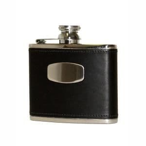 Bisley 4oz Black Flask