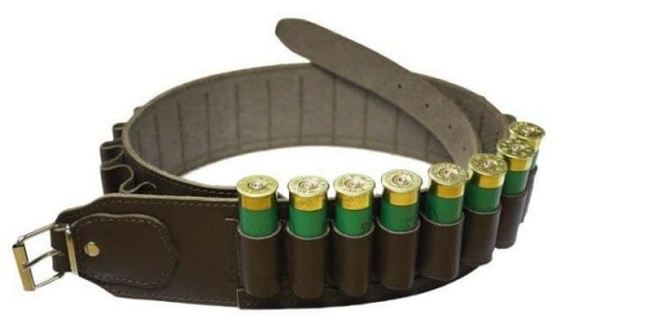 Bisley Brown Leaher Cartridge Belt-12G or 20G Pocket