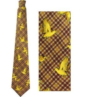 Bisley Brown Silk Tie - Woodcock