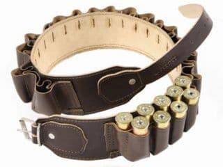 Bisley Double Leather Cartridge Belt-12G