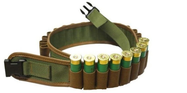 Bisley Leather On Webbing Cartridge Belt-12G/410G Loop