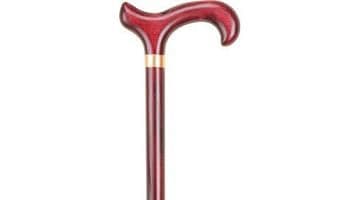 Bisley Mahogany Derby Cane with Collar
