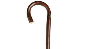 Bisley Natural Chesnut Crook Handle walking Stick