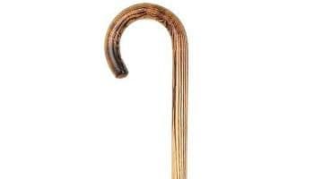 Bisley Natural Grain Acacia Crook Handle Stick