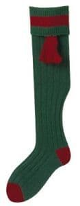 Bisley  Olive Cassat Shooting Stocking With Garters