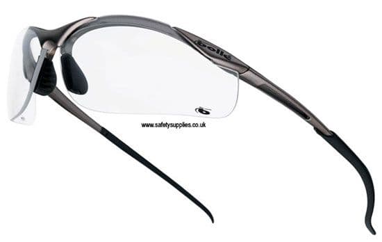Bolle Contour Safety Glasses-Clear