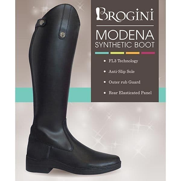 Brogini Modena Long Riding Boots - Black
