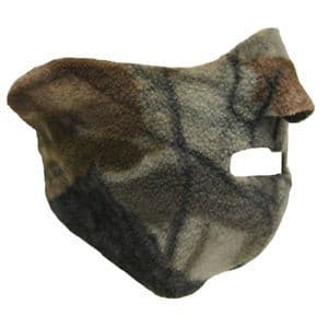 Camouflage fleece Half Face Mask