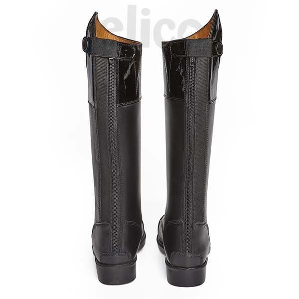 Chelico Amelia Kids Patent-Top Riding Boots