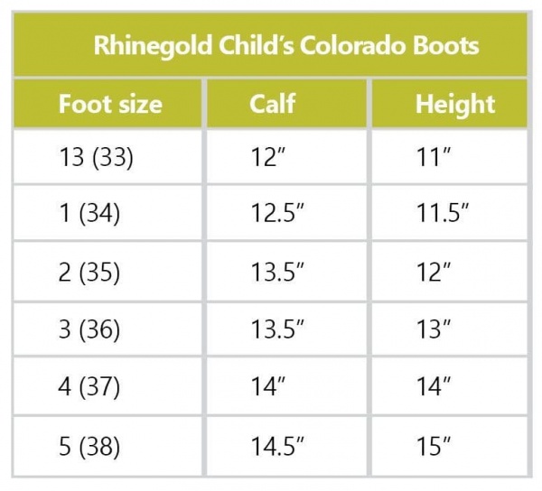 Childs Rhinegold Elite Colorado Country Boot