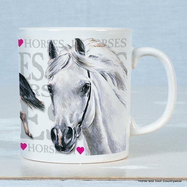 Chunky Mug - I Love Horses