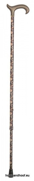 Classic Canes Adjustable Retro Derby Stick - Chocolate and Caramel