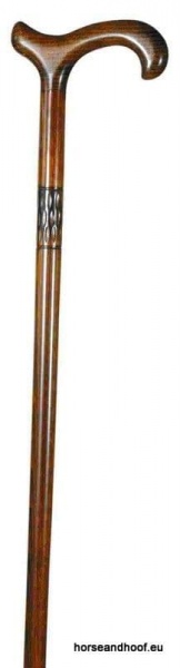Classic Canes Beech Derby Cane - With Milled Collar