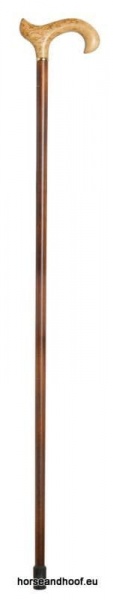 Classic Canes Birch Derby Cherry Stained Beech Shaft Extra Wide Handle Cane - Gents