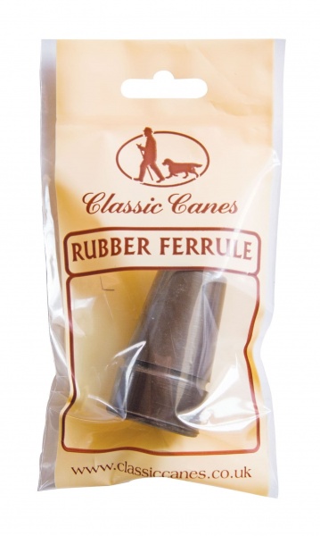 Classic Canes Brown Rubber Ferrule