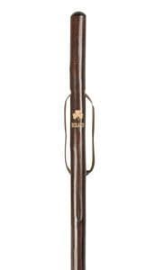 Classic Canes Chestnut Hiking Staff With Ireland Motif