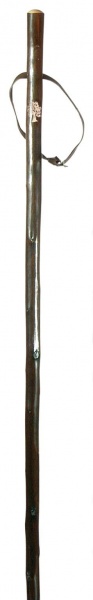 Classic Canes Chestnut Hiking Staff With Oak Tree carving