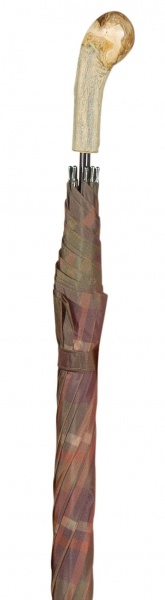 Classic Canes Elite Ash Handle Golf Umbrella - Country Tartan