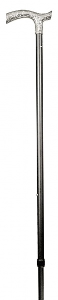Classic Canes Extending chrome crutch handle cane