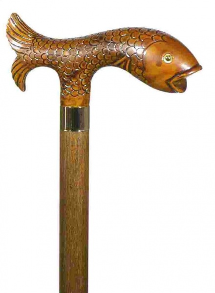 Classic Canes Fish Handle Walking Stick