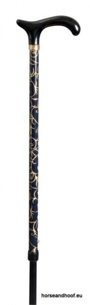 Classic Canes Glitterati Adjustable Derby Stick - Black